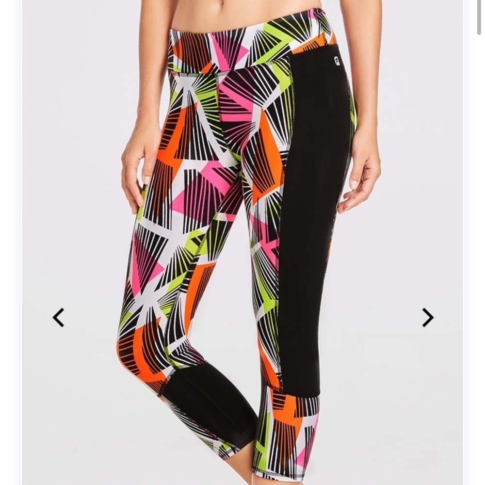 Fabletics Multi-Colored Penzy Capri Leggings